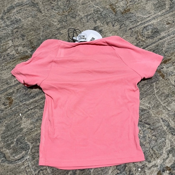 NWT Princess Polly Pink Square Neck Crop Top 2 - Picture 4 of 4